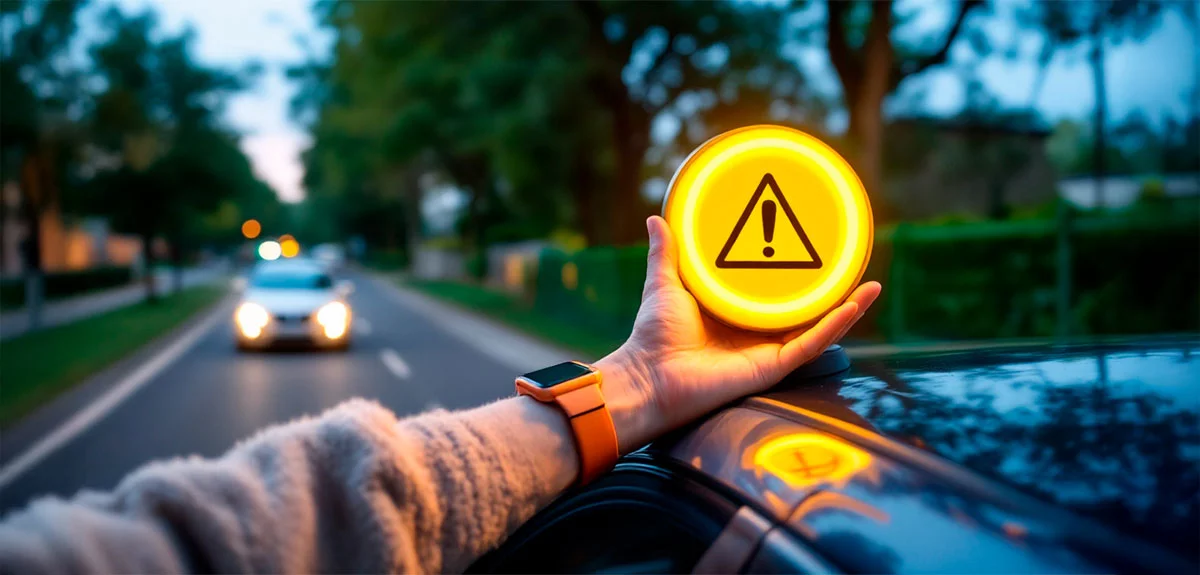 Luz de emergencia V16 conectada: Todo lo que necesitas saber