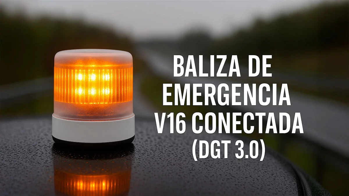 Baliza de emergencia V16 conectada: la nueva normativa obligatoria de la DGT 3.0