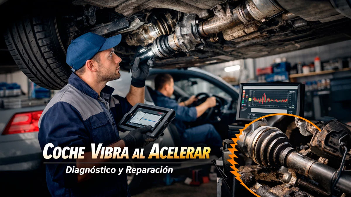 Coche vibra al acelerar: causas reales, diagnóstico y cómo solucionarlo